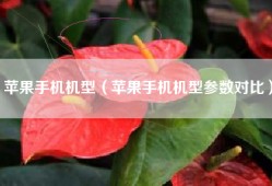 苹果手机机型（苹果手机机型参数对比）